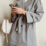 بارانی طوسی کوتاه با استر کد_139 - Image 2