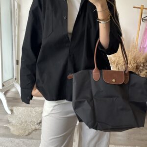 شومیز لینن مشکی کد_684