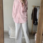 شومیز لینن صورتی کد_710 - Image 2