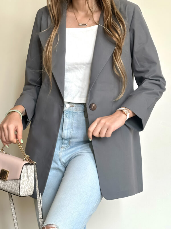 کت لینن lady طوسی کد_761 - Image 3