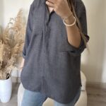 شومیز لینن صوفیا طوسی کد_765 - Image 2