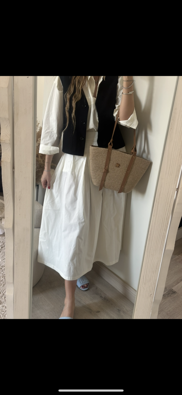 وست مشکی لینن کد_732 - Image 2