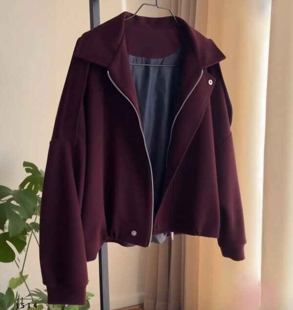 کت فوتر زیپدار cherry کد_891