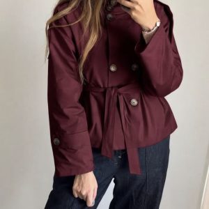 بارانی برشکا زرشکی کد_352