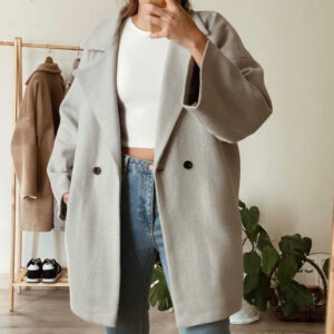 پالتو طوسی کوتاه کد_931