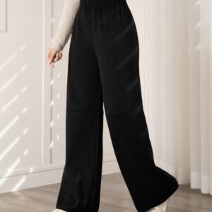 شلوار بافت مشکی کد_984