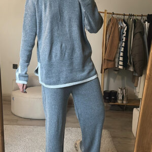 ست بافت طوسی کد_1007