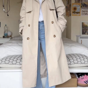 بارانی بلند krem کد_1026