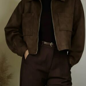 کت جیر قهوه ای کد_1014