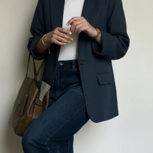 کت لینن navy کد_1086