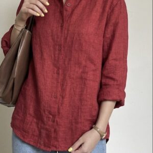 شومیز summer red کد_11077