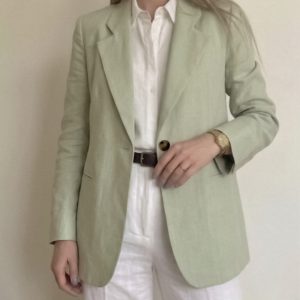 کت لینن matcha کد_11098