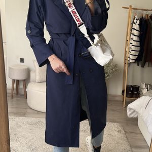 بارانی سورمه ای chic کد_2088