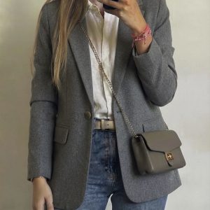 کت پشم grey کد_2091