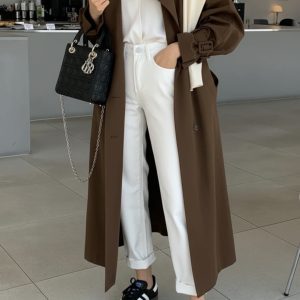بارانی بلند chocolate کد_301